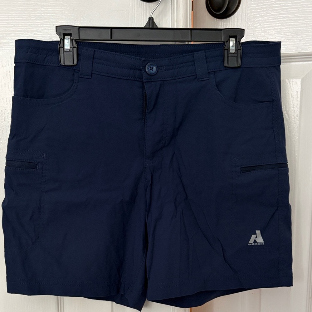 Women’s Eddie Bauer First Ascent Guide Pro Shorts - Blue - size 14